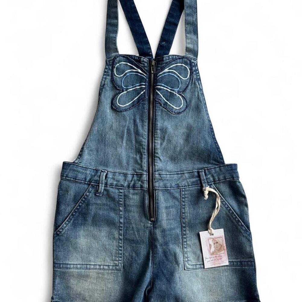 Jessica-simpson Women's Blue and Navy Dungarees-overalls